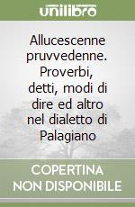 Allucescenne pruvvedenne. Proverbi, detti, modi di dire ed altro nel dialetto di Palagiano libro