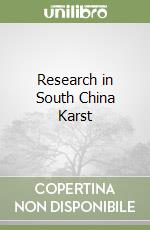 Research in South China Karst