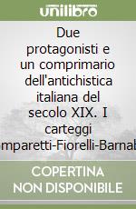 Due protagonisti e un comprimario dell'antichistica italiana del secolo XIX. I carteggi Comparetti-Fiorelli-Barnabei libro