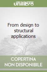 From design to structural applications libro