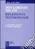 Don Lorenzo Milani. Riflessioni e testimonianze libro