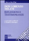 Don Lorenzo Milani. Riflessioni e testimonianze libro