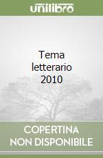 Tema letterario 2010 libro