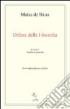 Difesa della filosofia libro