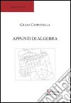 Appunti di algebra 1 libro