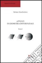 Appunti di geometria differenziale. Parte I (1) libro