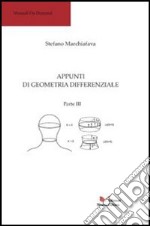 Appunti di geometria differenziale. Parte III. Vol. 3 libro