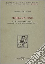 Sembra ma non è. Studio semantico-lessicale sui verbi con completamento predicativo