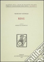 Rime. Ediz. critica libro