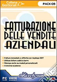 Fatturazione delle vendite aziendali libro