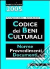 Codice dei beni culturali libro