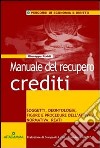 Manuale del recupero crediti. Soggetti, deontologia, figure e procedure dell'attività, normativa, reati libro