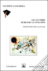 Gli accordi di ricerca e sviluppo libro