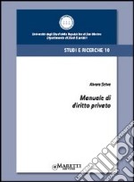 Manuale di diritto privato libro