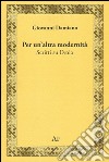 Per un'altra modernità. Scritti su Evola libro