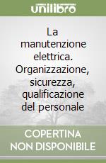 La manutenzione elettrica. Organizzazione, sicurezza, qualificazione del personale libro