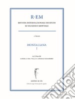 R-EM. Rivista internazionale di studi su Eugenio Montale (2020). Vol. 1: Montaliana libro