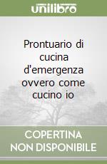 Prontuario di cucina d'emergenza ovvero come cucino io libro