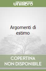 Argomenti di estimo libro