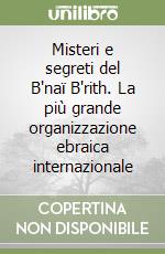 Misteri e segreti del B'naï B'rith. La più grande organizzazione ebraica internazionale libro