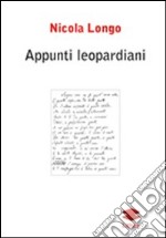 Appunti leopardiani libro