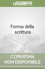 Forma della scrittura libro