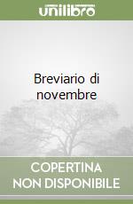 Breviario di novembre libro