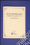 De occulta philosophia. Epistola cuiusdam patris ad filium libro