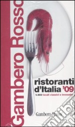 Ristoranti d'Italia del Gambero Rosso 2009 libro