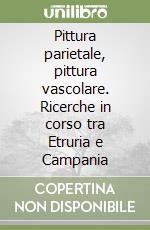 Pittura parietale, pittura vascolare. Ricerche in corso tra Etruria e Campania libro