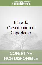 Isabella Crescimanno di Capodarso libro