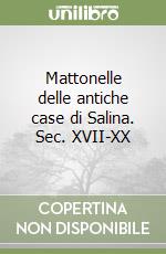 Mattonelle delle antiche case di Salina. Sec. XVII-XX libro