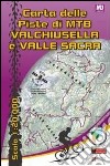 Carta delle piste di MTB Valchiusella Valle Sacra libro