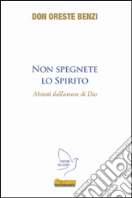 Non spegnete lo spirito abitanti dell'amore di Dio libro