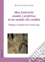 Una fraternità orante in un mondo che cambia. Rileggere la Regola del Carmelo oggi libro