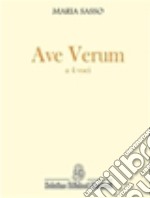 Ave verum. A 4 voci libro