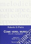 Come versi, murici libro