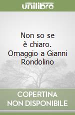 Non so se è chiaro. Omaggio a Gianni Rondolino libro