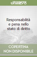 Responsabilità e pena nello stato di diritto libro