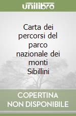 Carta dei percorsi del parco nazionale dei monti Sibillini