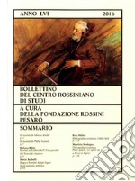 Bollettino del centro rossiniano di studi (2016). Vol. 56 libro