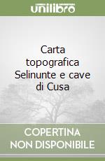 Carta topografica Selinunte e cave di Cusa