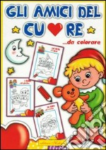 Gli amici del cuore da colorare libro