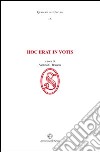 Hoc erat in votis libro di Bonsera Santino G.