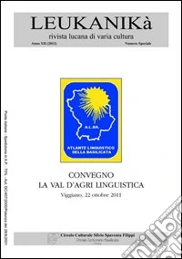Convegno. La val d'Agri linguistica