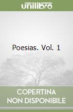 Poesias. Vol. 1 libro