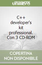 C++ developer's kit professional. Con 3 CD-ROM libro