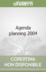 Agenda planning 2004 libro