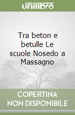 Tra beton e betulle Le scuole Nosedo a Massagno libro