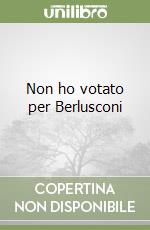 Non ho votato per Berlusconi